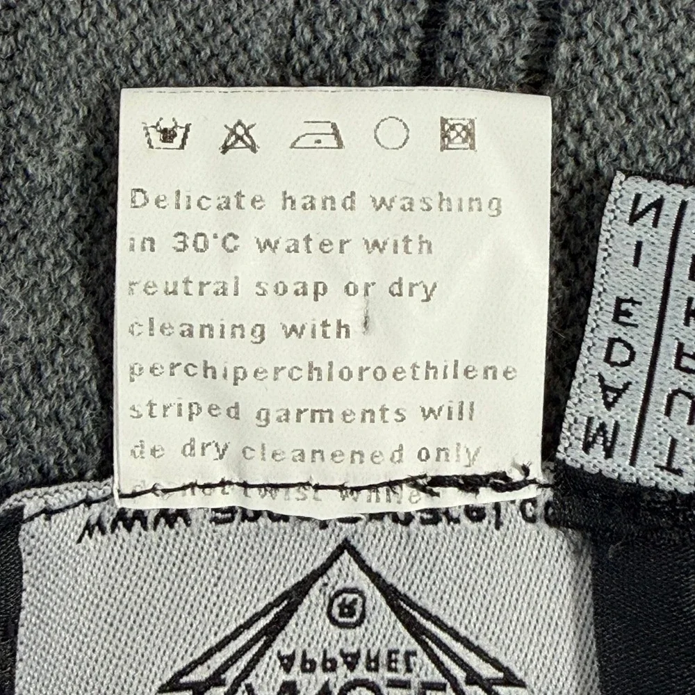 Angelz Apparel Women Cardigan L Grey Hardware Chain Unique Edgy Layer Grunge